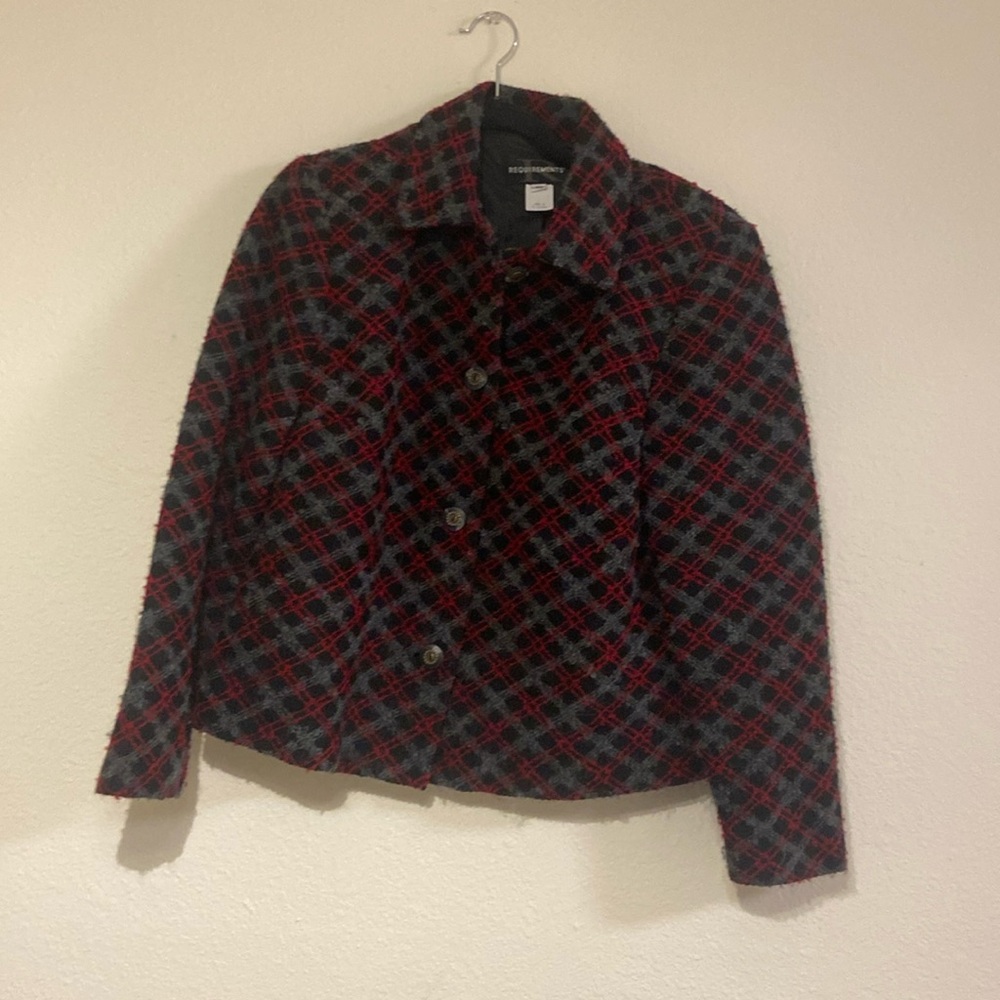 Vintage Requirements Red Grey Balzer